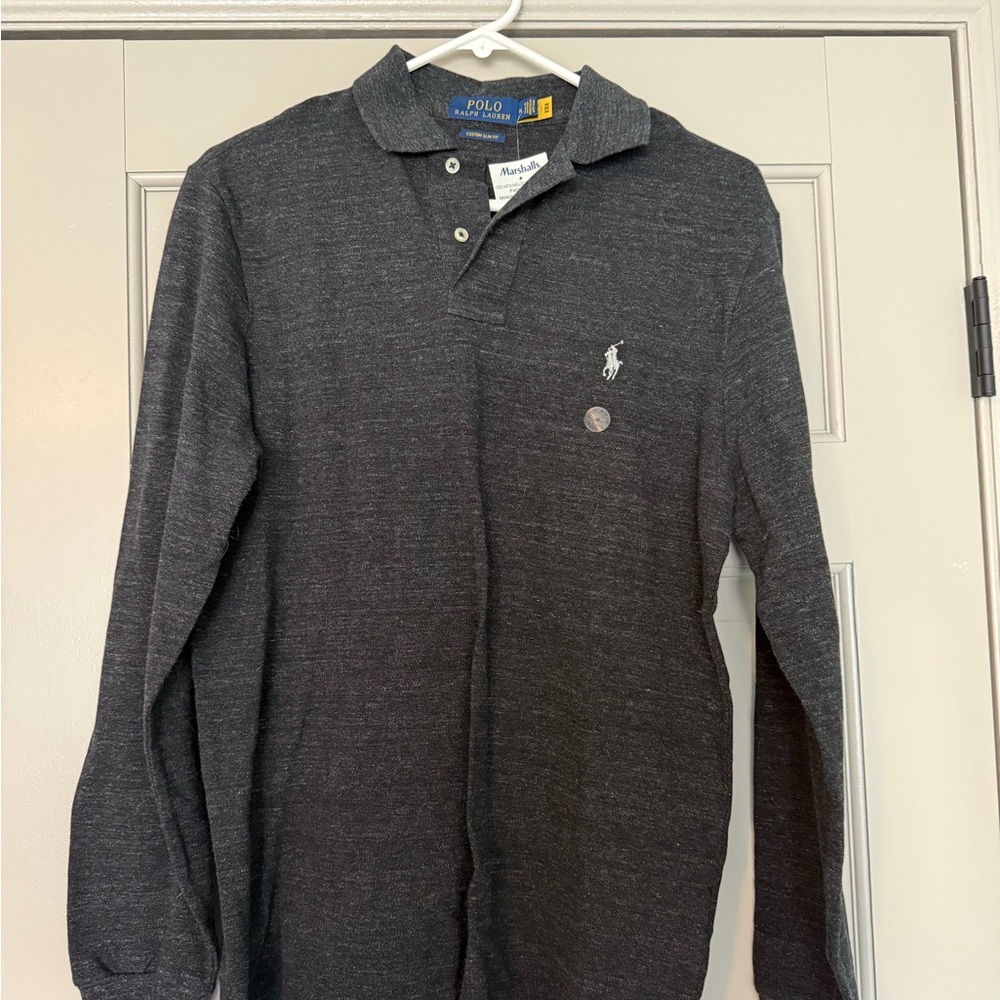 Polo Ralph Lauren Dark Gray Long Sleeve Shirt